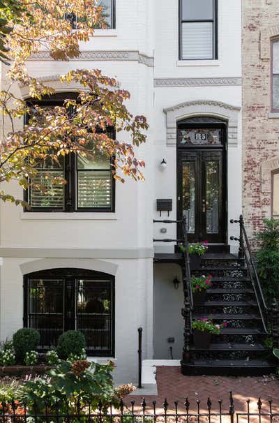 Traditional Exterior. Capitol Hill Rowhome by Megan Lynn Interiors.