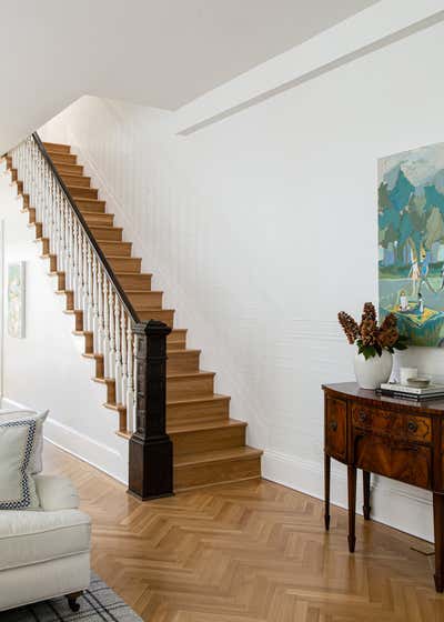  Traditional Family Home Entry and Hall. Capitol Hill Rowhome by Megan Lynn Interiors.