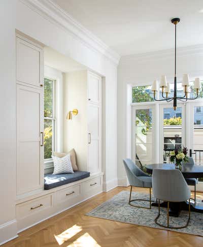  Traditional Family Home Dining Room. Capitol Hill Rowhome by Megan Lynn Interiors.