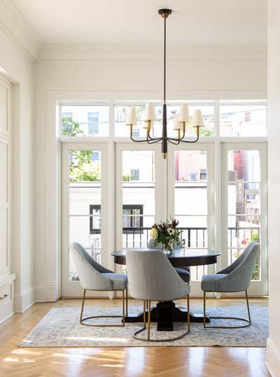 Traditional Dining Room. Capitol Hill Rowhome by Megan Lynn Interiors.
