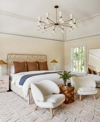  Organic Bedroom. Manhasset Home by Hilary Matt Interiors.