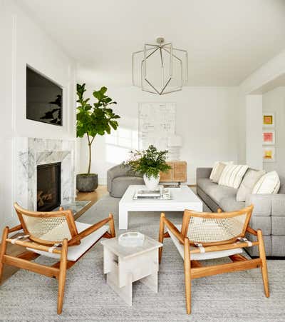  Contemporary Organic Beach House Living Room. Water Mill Home by Hilary Matt Interiors.