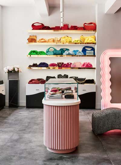  Eclectic Modern Retail Open Plan. Vivrelle Showroom by Hilary Matt Interiors.