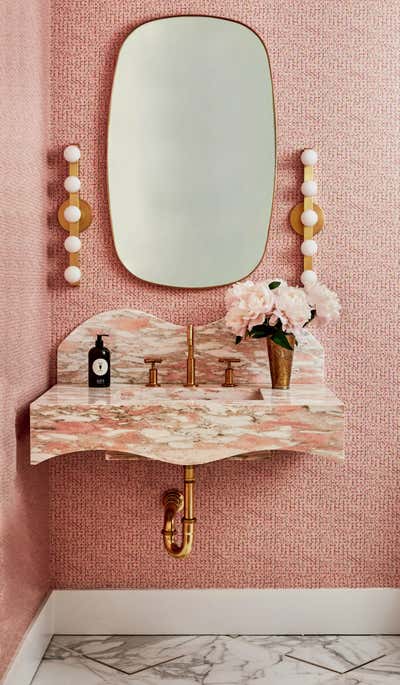  Eclectic Contemporary Retail Bathroom. Vivrelle Showroom by Hilary Matt Interiors.