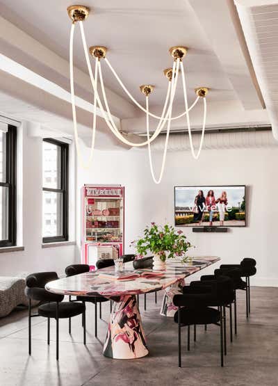  Eclectic Contemporary Retail Meeting Room. Vivrelle Showroom by Hilary Matt Interiors.