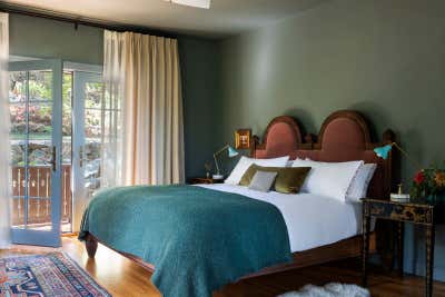  Arts and Crafts Family Home Bedroom. Woodside by Reath Design.