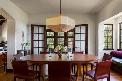 Arts and Crafts Dining Room. Woodside by Reath Design.