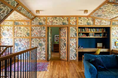  Arts and Crafts Family Home Office and Study. Woodside by Reath Design.