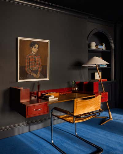  Eclectic Maximalist Family Home Office and Study. C House by Studio Montemayor.