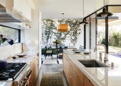  Mid-Century Modern Family Home Kitchen. W House by Studio Montemayor.