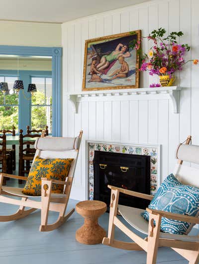  Coastal Cottage Vacation Home Living Room. Cape Ann by Reath Design.