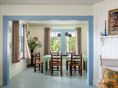  Coastal Cottage Vacation Home Dining Room. Cape Ann by Reath Design.