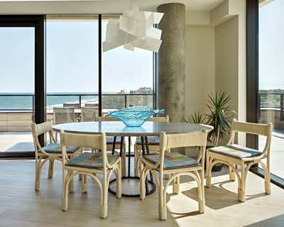 Contemporary Dining Room. Jersey Penthouse by Eclectic Home.