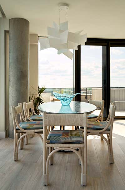 Contemporary Dining Room. Jersey Penthouse by Eclectic Home.