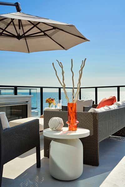  Contemporary Modern Vacation Home Patio and Deck. Jersey Penthouse by Eclectic Home.