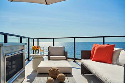 Contemporary Patio and Deck. Jersey Penthouse by Eclectic Home.