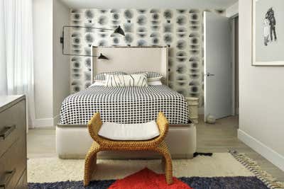  Contemporary Maximalist Modern Vacation Home Bedroom. Jersey Penthouse by Eclectic Home.