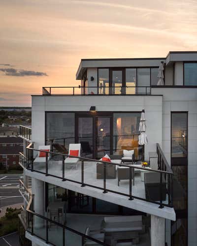  Contemporary Maximalist Vacation Home Exterior. Jersey Penthouse by Eclectic Home.