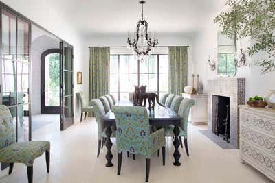  Moroccan Family Home Dining Room. Mount Olympus by Burnham Design.