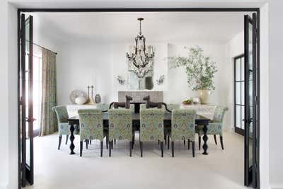  Mediterranean Family Home Dining Room. Mount Olympus by Burnham Design.