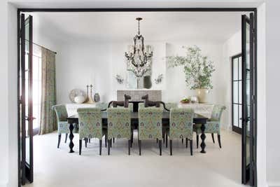 Mediterranean Family Home Dining Room. Mount Olympus by Burnham Design.