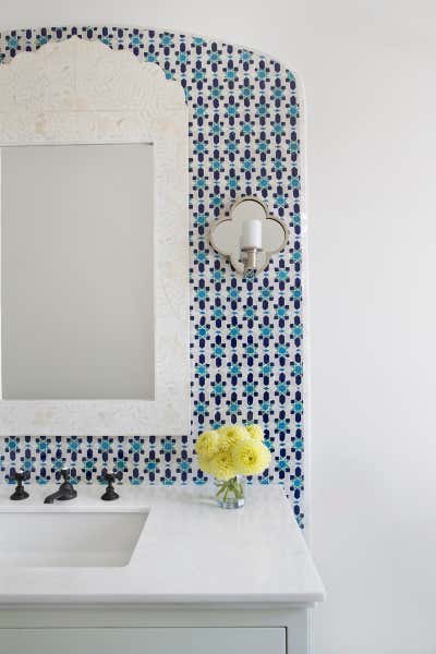  Mediterranean Family Home Bathroom. Mount Olympus by Burnham Design.