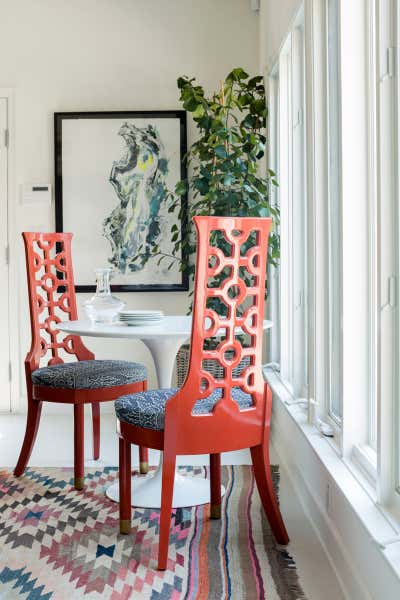  Eclectic Dining Room. Miracle Mile by Burnham Design.