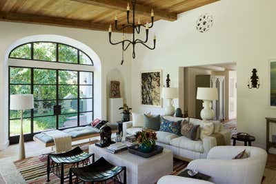 Eclectic Mediterranean Living Room. Hedgerow Montecito by Burnham Design.