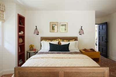  Eclectic Mediterranean Bedroom. Hedgerow Montecito by Burnham Design.