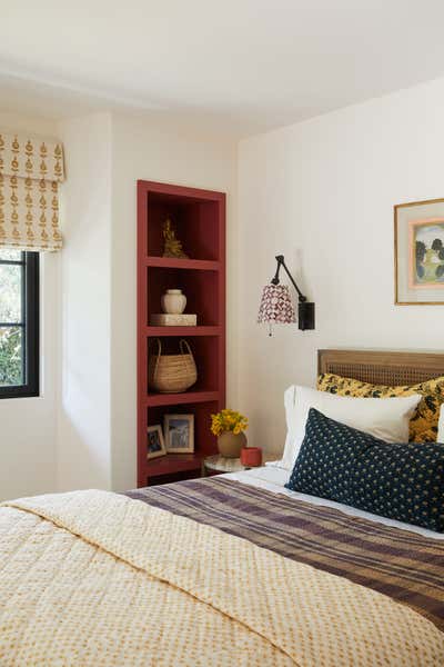  Eclectic Country House Bedroom. Hedgerow Montecito by Burnham Design.