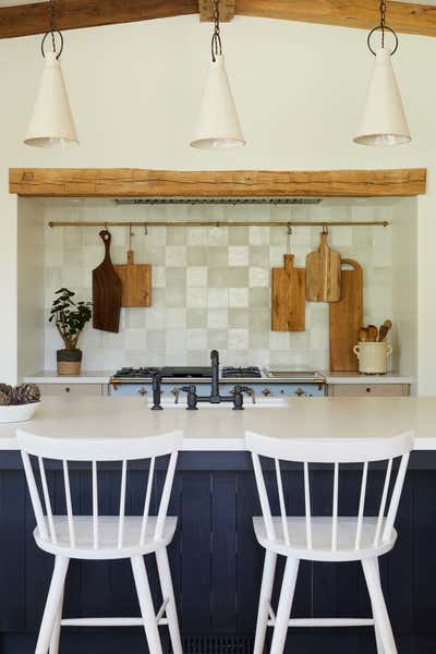  Mediterranean Country House Kitchen. Hedgerow Montecito by Burnham Design.