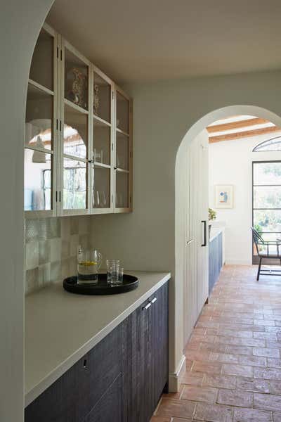 Eclectic Country House Pantry. Hedgerow Montecito by Burnham Design.