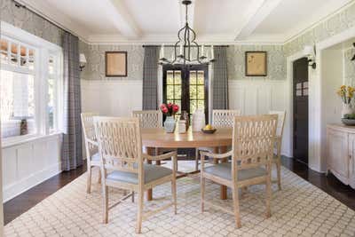  Country Preppy Dining Room. Madison Heights by Burnham Design.
