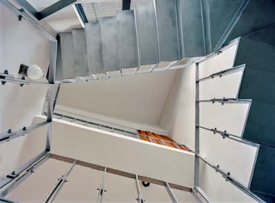  Contemporary Minimalist Bachelor Pad Entry and Hall. Hauts-de-Seine Townhouse by Corpus Studio.