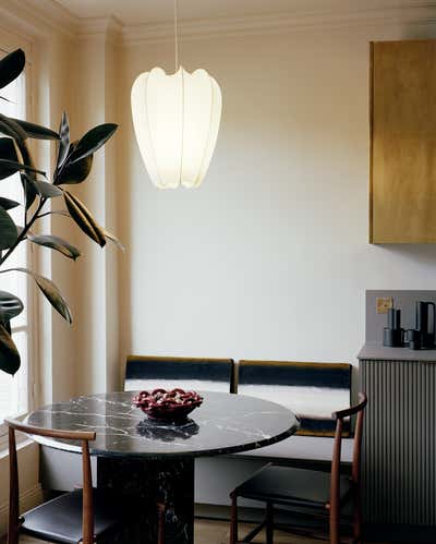  Art Deco Apartment Dining Room. Parisian pied-à-terre by Corpus Studio.