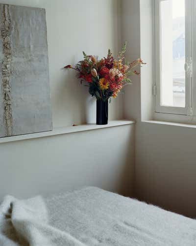  English Country Apartment Bedroom. Parisian pied-à-terre by Corpus Studio.