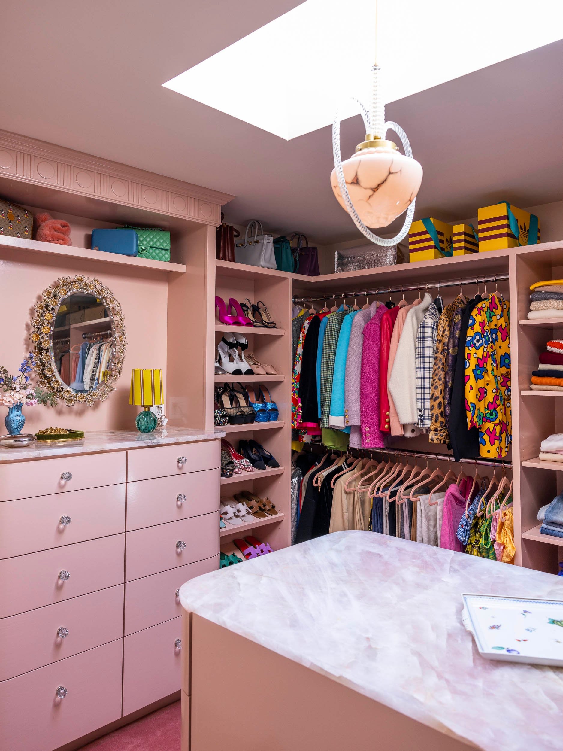 Hollywood Regency Storage Room and Closet