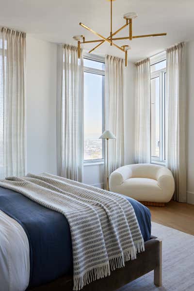 Mid-Century Modern Bedroom. Clinton Street by Atelier Roux LLC.