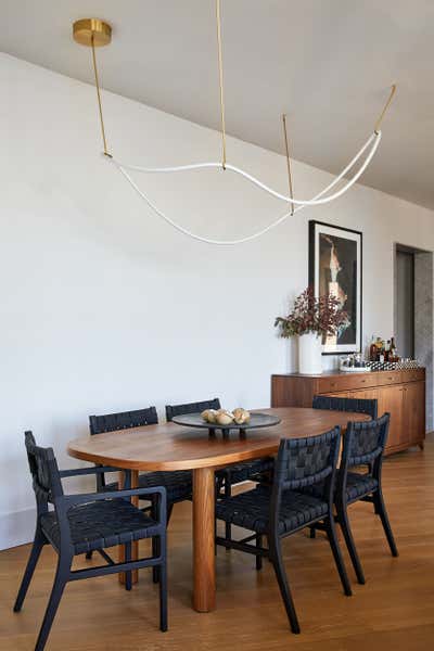  Transitional Apartment Dining Room. Clinton Street by Atelier Roux LLC.