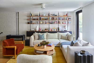  Scandinavian Family Home Living Room. Vanderbilt Avenue by Atelier Roux LLC.