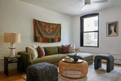  Scandinavian Family Home Living Room. Vanderbilt Avenue by Atelier Roux LLC.