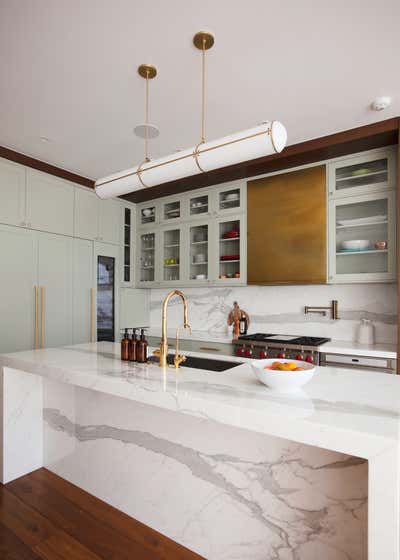  Transitional Industrial Family Home Kitchen. Henry Street by Atelier Roux LLC.