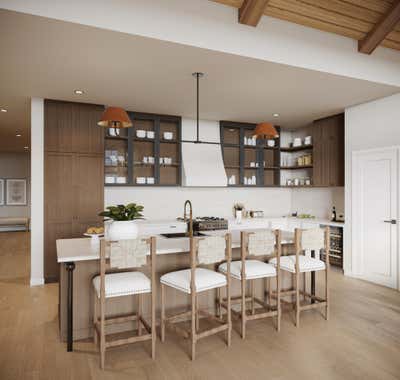  Transitional Kitchen. Round Hill Road by Atelier Roux LLC.