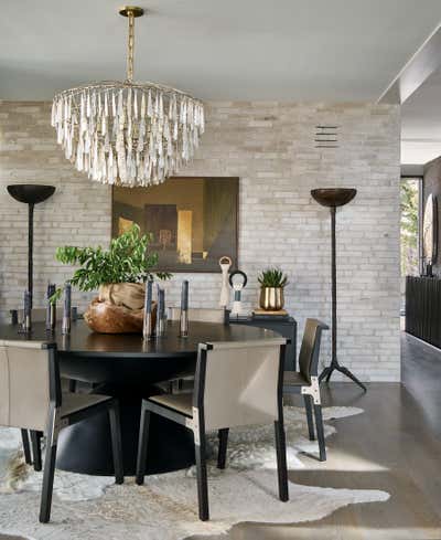 Bohemian Family Home Dining Room. UNDERSTATED SANCTUARY by Donna Mondi Interior Design.