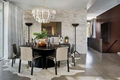  Bohemian Family Home Dining Room. UNDERSTATED SANCTUARY by Donna Mondi Interior Design.