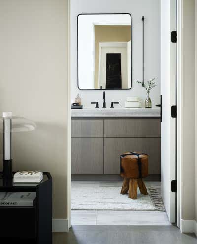  Bohemian Bathroom. UNDERSTATED SANCTUARY by Donna Mondi Interior Design.