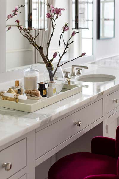 Modern Apartment Bathroom. TIMELESS ELEGANCE by Donna Mondi Interior Design.