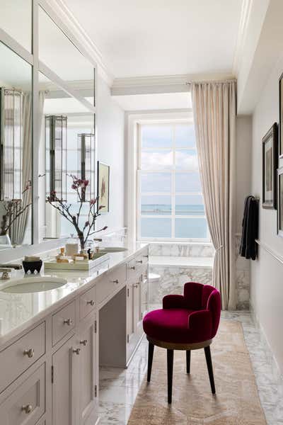  Modern Traditional Apartment Bathroom. TIMELESS ELEGANCE by Donna Mondi Interior Design.