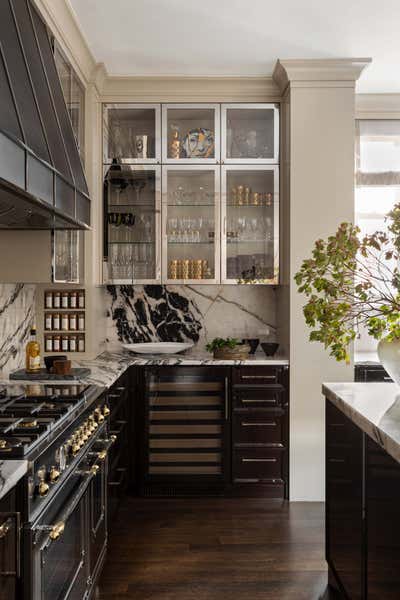  Modern Traditional Apartment Kitchen. TIMELESS ELEGANCE by Donna Mondi Interior Design.