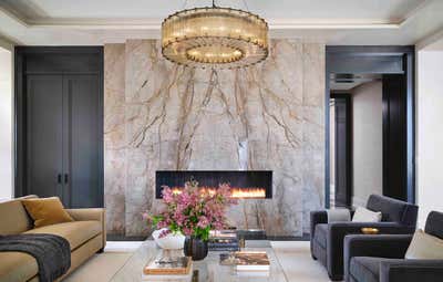  Modern Entertainment/Cultural Living Room. Chicago Penthouse by Craig & Company.